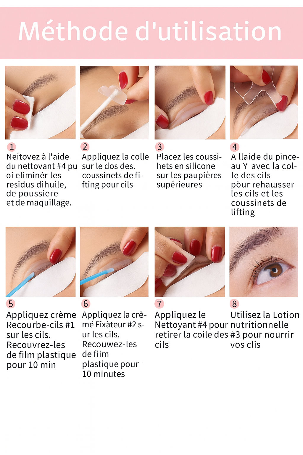 Lash Lift Kit (Kit de rehaussement de cils)